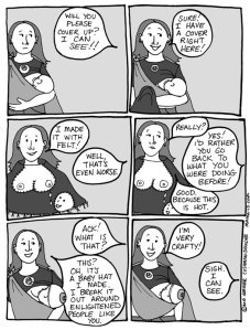 Breastfeeding cartoon